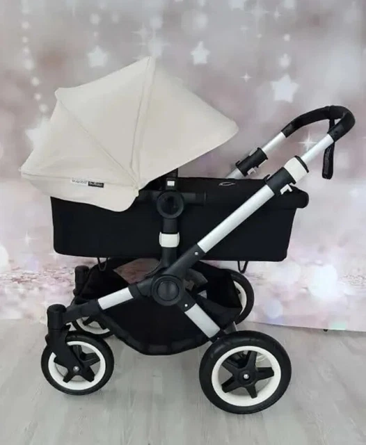 Bugaboo Buffalo Travel System Pram Puchchair Black & Off White