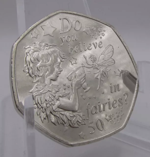 2020 Peter Pan Tinkerbell Poison Chalice 50p Coin IOM from a sealed bag