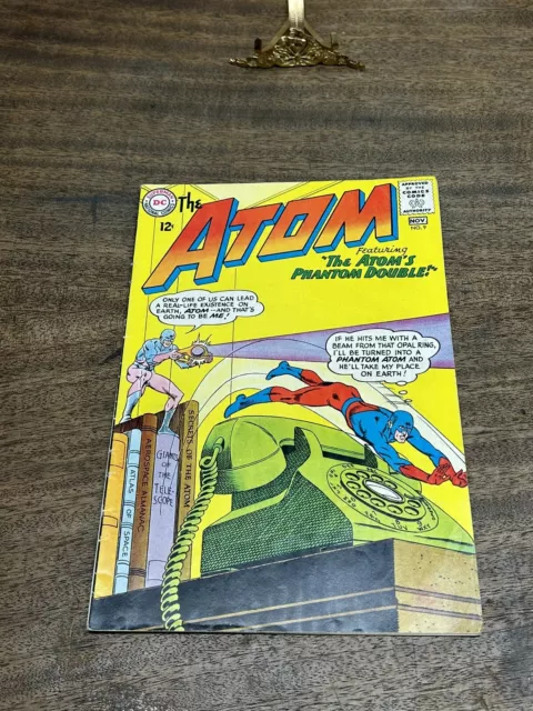 DC Comics THE ATOM #9 - G/VG Nov 1963 vintage comic Kane/Anderson cover & art