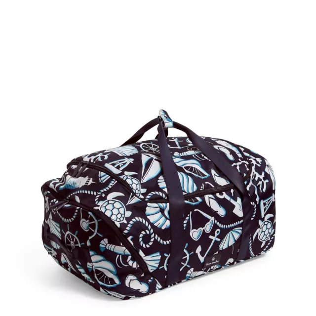 Shore Enough Vera Bradley WHEELED Carry On Lighten Up NWT 21" w x 9.5" h x 12.75