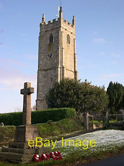 Photo 6x4 Church Tower and War Memorial Whitleigh Tamerton Foliot Church. c2005