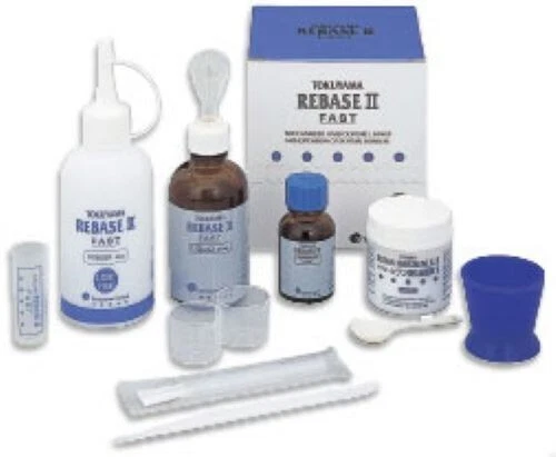Tokuyama Rebase II Kit. Chair-Side, Hard-Denture, Partial-Denture Reline 20506