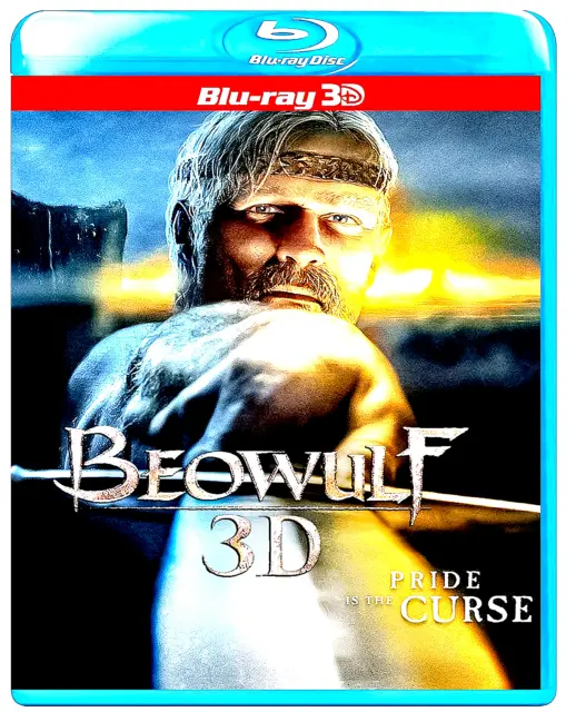 Beowulf 3D Blu-Ray Movie (Disc+Slipcover+No Slip) Region Free