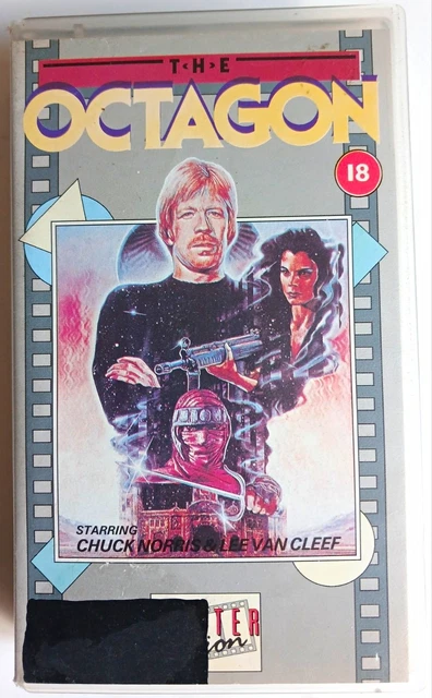 THE OCTAGON 1988 VHS Tape PAL 18 Blockbuster Ex Rental Chuck Norris Lee ...