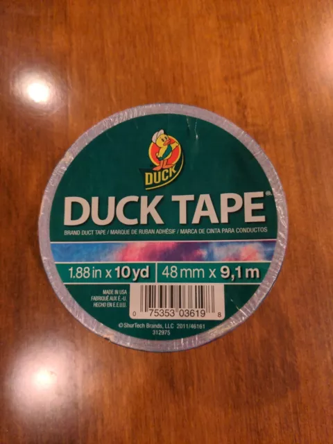 Duck Tape Blue Purple Tie Dye design