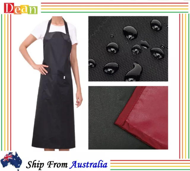 6 x PVC Heavy Duty Waterproof Cleaning Kitchen plastic Commercial Butcher Apron