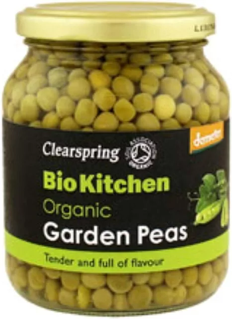 Molla Clearspring Cucina Biologica Giardino Biologico Peas 350g