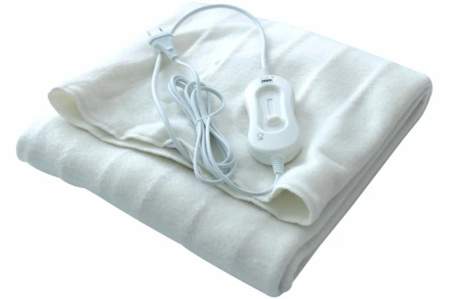MIA Heizdecke 150 x 80 cm 4 Heizstufen Wärmedecke Wärme Heizunterbett Decke