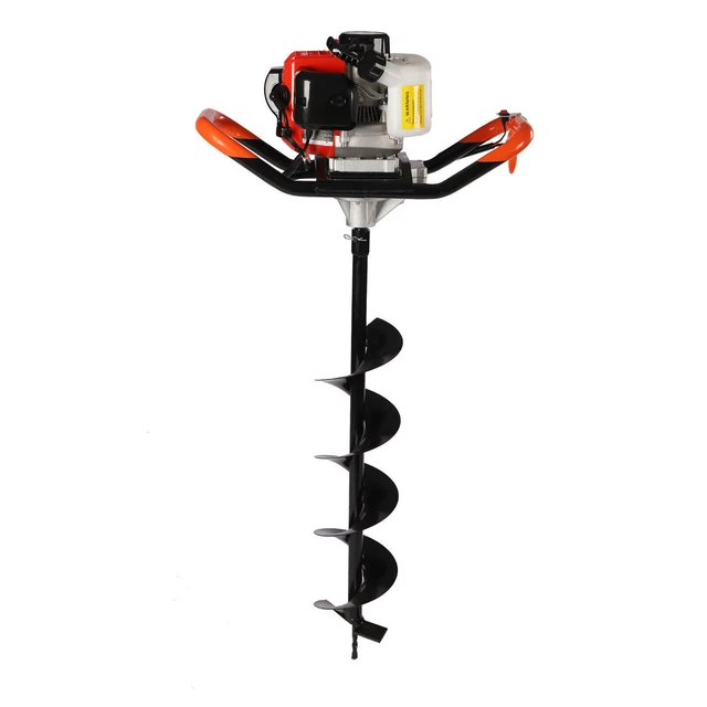Gas Earth Auger 2.3HP 52cc Heavy Duty Post Hole Digger with 3pcs Drill Bits HOT