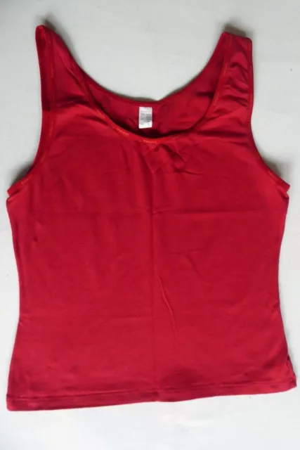 Tolles rotes Unterhemd für Damen Manguun Gr 36/38 top Zustand