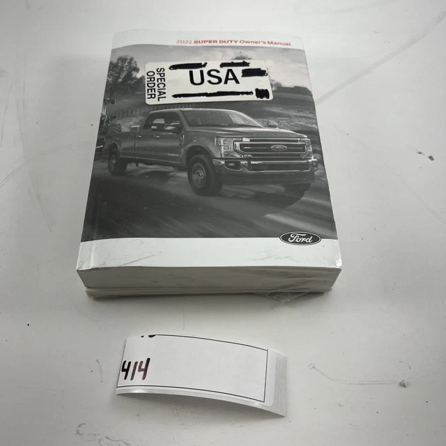 2023 FORD SUPER DUTY F250 F350 F450 F550 DIESEL OWNERS MANUAL Factory