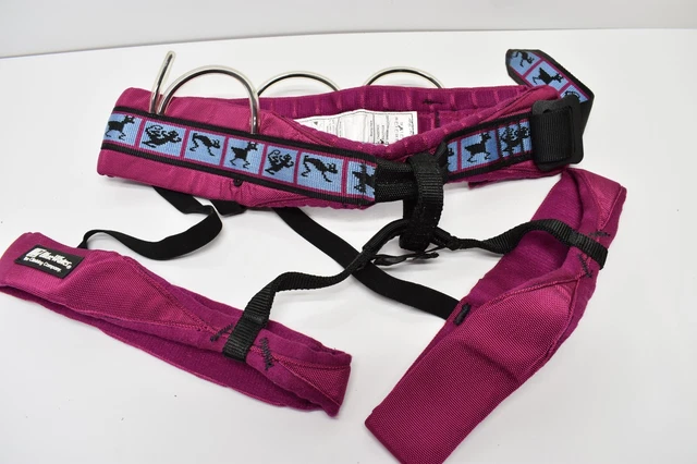 Blue Water Climbing Repelling Harness Rock Wall Caving Gym Adult XL Panther