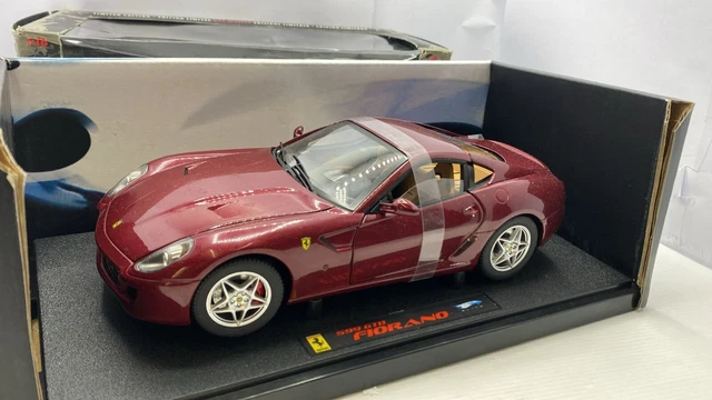 Hot Wheels Elite Ferrari 599 GTO Rouge, échelle 1:18, édition Limitée, Comme Neuf
