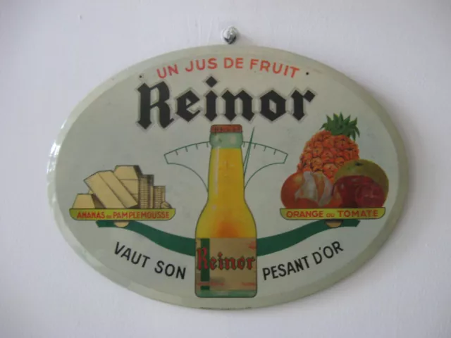 ancien objet publicitaire soda " Reina " glaçoide Reinor bistrot bière brasserie