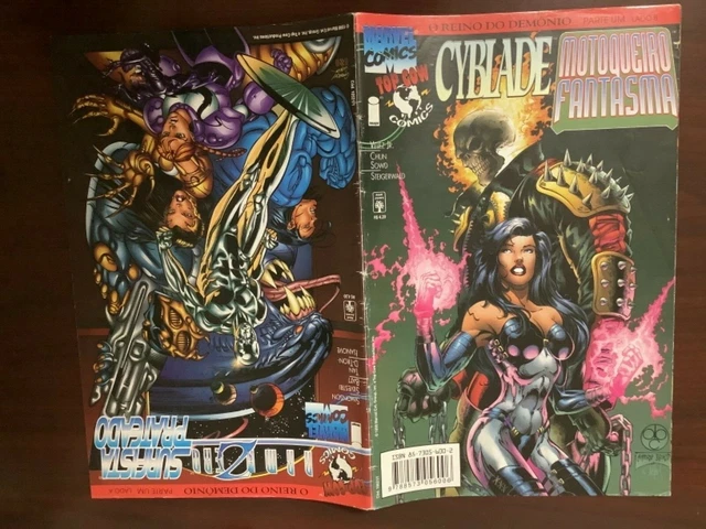 Marvel Comics Brazil Portuguese Silver Surfer Weapon Zero Cyblade Ghost Rider #1