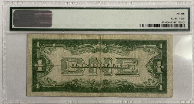 1928-E $1 Silver Certificate Fr-1605 Hb Block Pmg Fine 15 Key Silver Certificate 2
