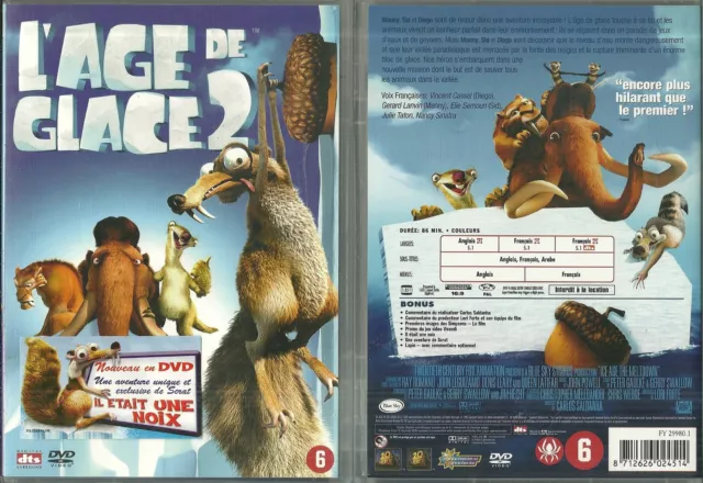 Dvd - L' Age De Glace 2 ( Dessin Anime ) / Comme Neuf - Like New