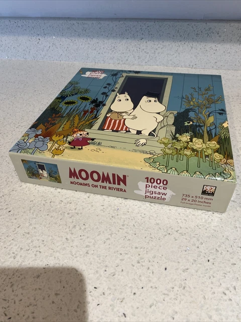 Moomins On The Riviera – Puzzle Per Adulti 1000 Pezzi – Flame Tree, Formato 735x510 Mm, Con Scatola Quadrata