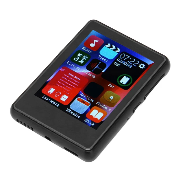 (Noir)Lecteur MP3 4 Go Avec 5.0 Lecteur MP3 De Musique Portable Pour