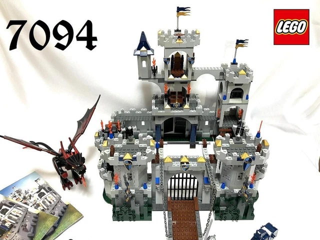 LEGO CASTLE FANTASY Era King's Castle Siege 7094 In 2007 Used Retired ...