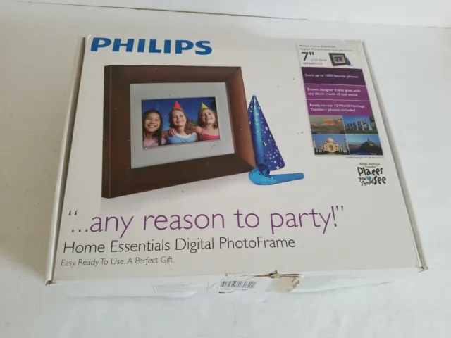 Philips Digital 7" Photo Frame 128 MB SPF3407/G7 *A1*