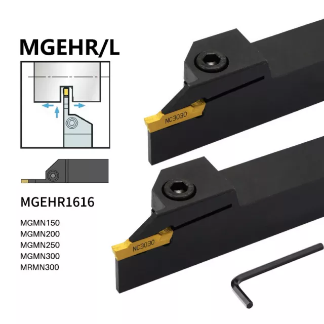 1Stk CNC Bohrstange Klemmhalter Innenstechen Einstechmeißel MGEHR/L für Drehen