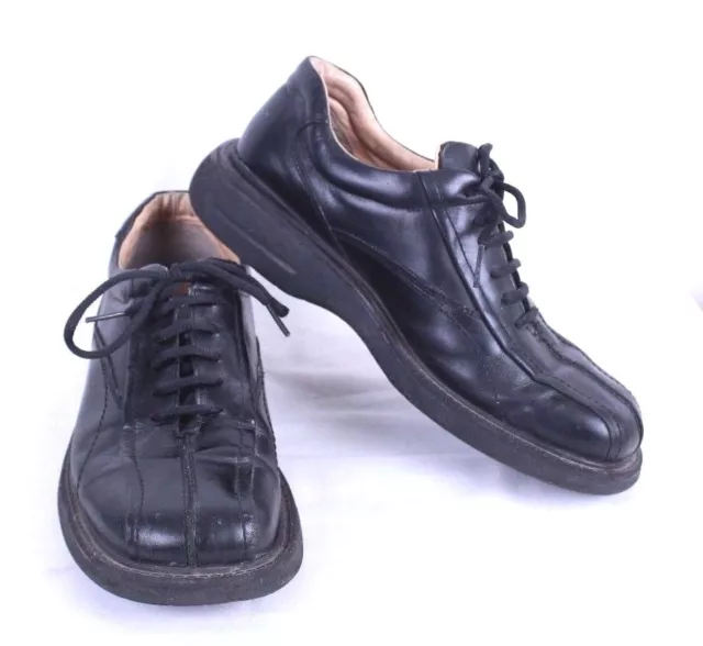 London Underground Lace Up Shoes Size 12M Black Leather Maltese Casual