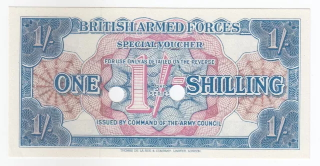 British Armed Forces, 1 Shilling, 1956, 3rd Series, UNC