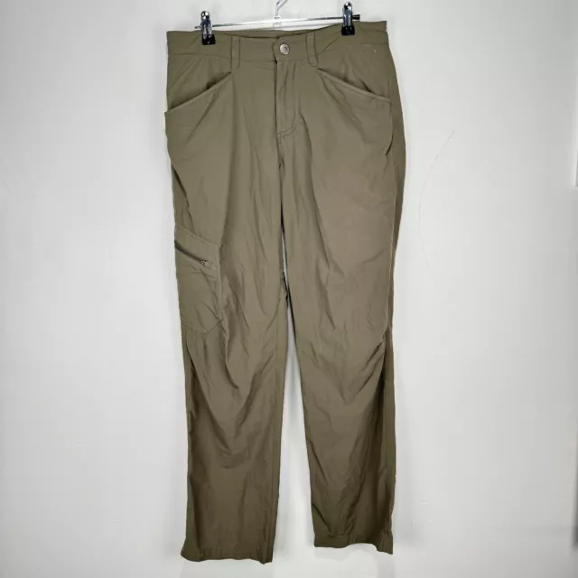 Patagonia Rock Craft Pants Men Size 30 Olive Green Pockets Cargo Nylon Stretch