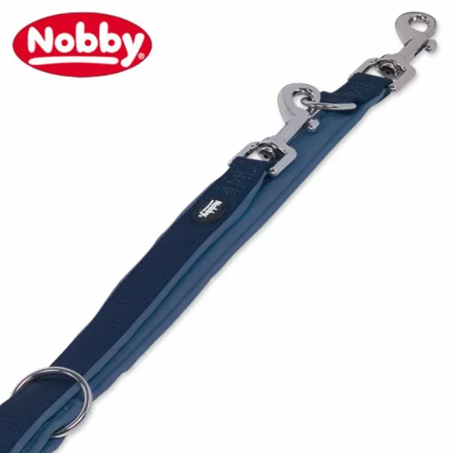 Nobby Führleine CLASSIC PRENO 200 cm - 15/20/25 mm breit - Nylon Hundeleine 2 m 5