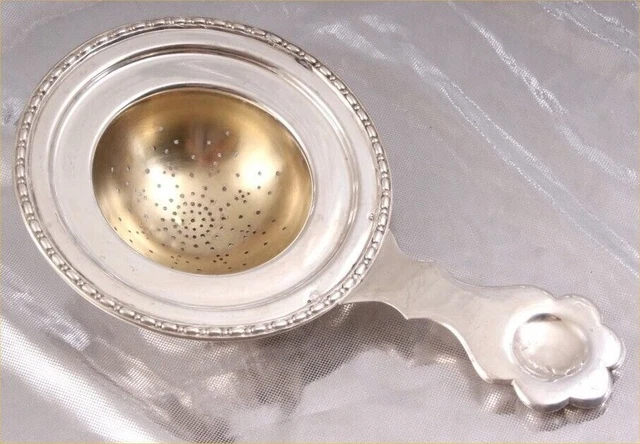 Sale antique  Austro - Hungarian * Tea strainer 19th * for your Bar * 800 Silver