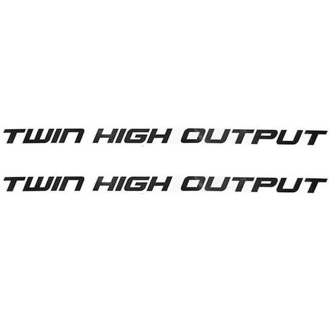 Sea-Doo New OEM Sport Boat Grey Twin HIGH OUTPUT 11 1/4 INCH VINYL Decal Pair