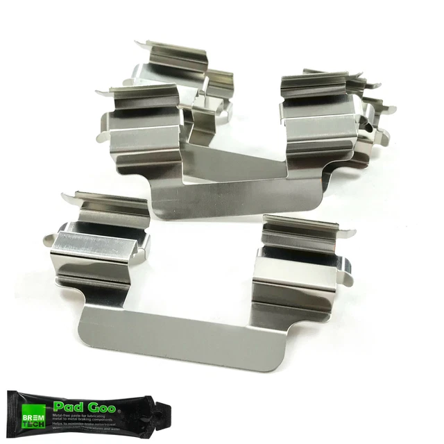 BUDWEG Front Brake Pad Fitting Kit With Anti-Rattle Shims For Fiat Bravo 2006- BPF1218 - View #4