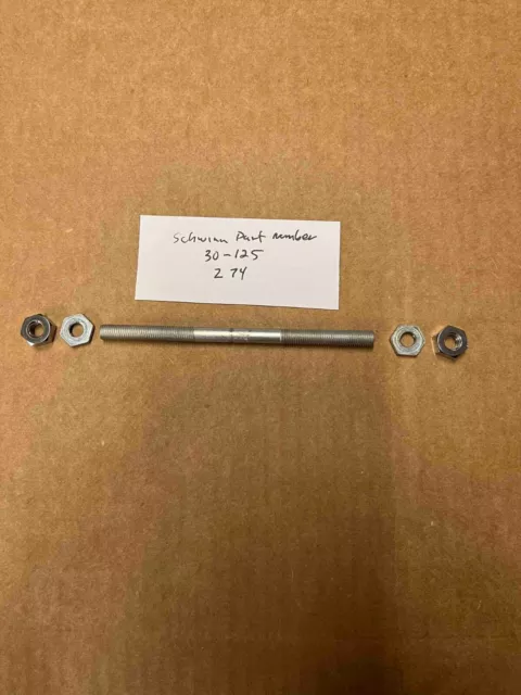 Schwinn Stingray Bicycle 1974 Axle & Nuts NOS Part #30 125 Z74 Schwinn Stingray Bicycle 1974 Axle & Nuts NOS Part #30 125 Z74