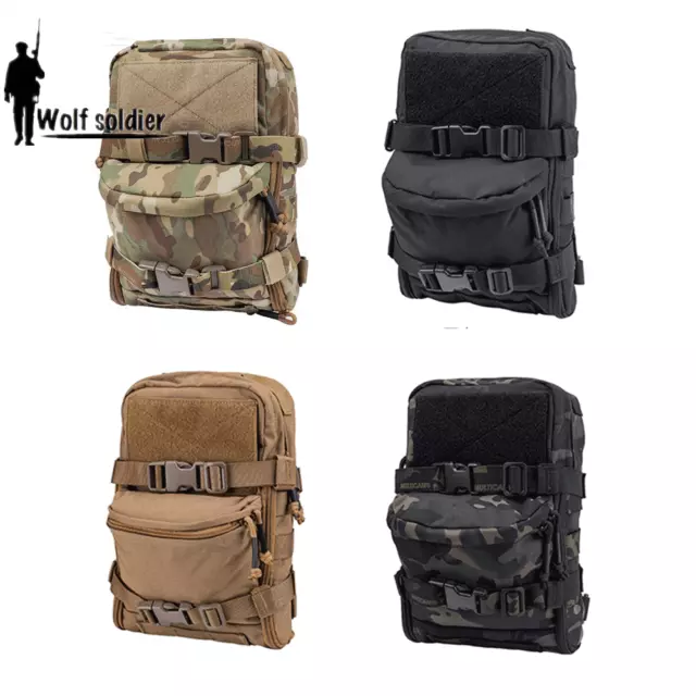 Outdoor Tactical Molle Pouches Military Hydration Pack Backpack Paintball Hiking