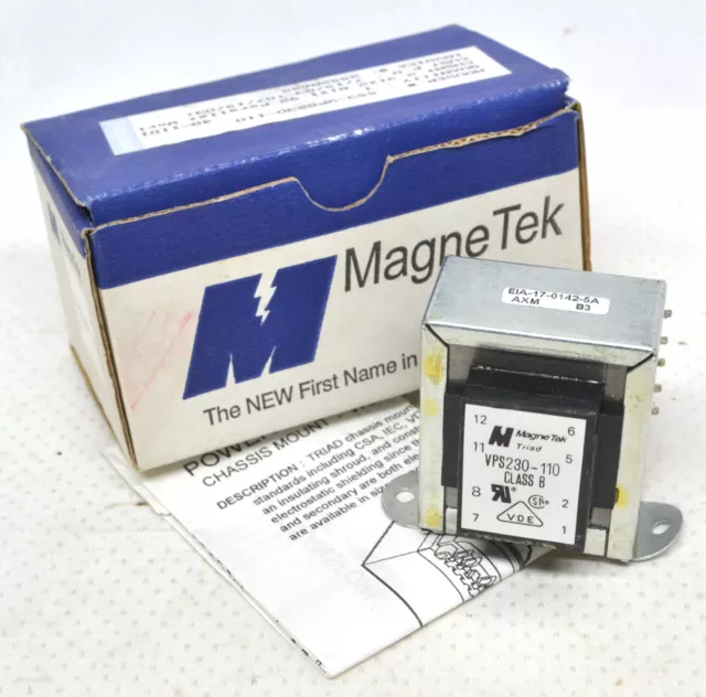 Magne Tek VPS230-110 Class B Power Transformer (Bin 27)