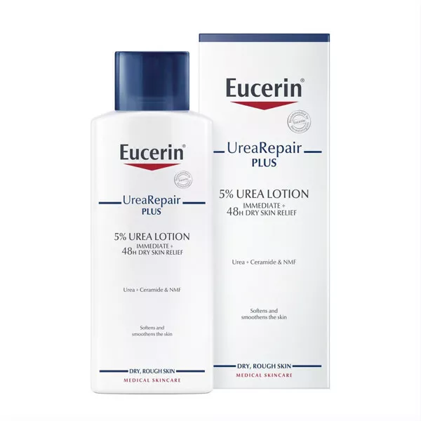 Eucerin Urearepair Plus Bodylotion Mit 5% Harnstoff Für Trocken Rau Haut 250 ML