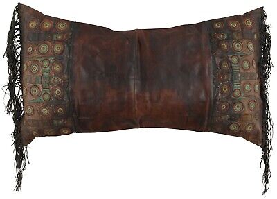 African Tuareg leather Pillow Case Mali Niger Bedouin