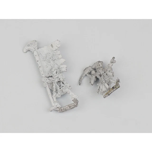 Iron Claw / Oldhammer Skeleton Lot x2 - Warhammer Fantasy Classic Metal THG