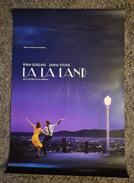 LA LA LAND 27x40 1-Sheet DS Movie Poster Double sided Ryan Gosling MINT