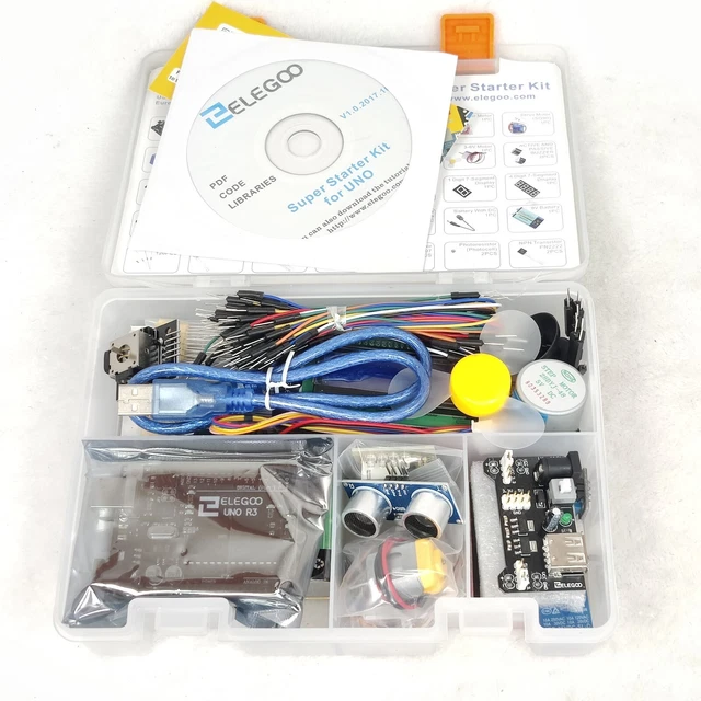 ELEGOO UNO R3 Project Super Starter Kit Tutorial Compatible +Arduino ...