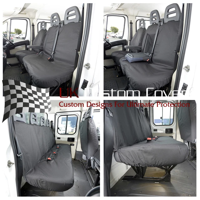UK Custom Covers SC206B Coprisedili Posteriori Impermeabili Per Mitsubishi L200 MK7 (2015+)
