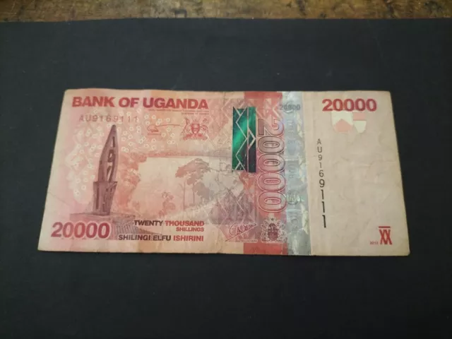 Uganda 20.000 chelines 2013