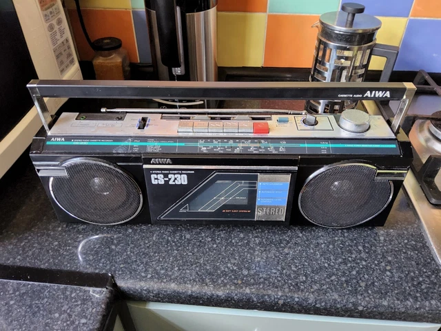 Aiwa CSD-XR66Z Ghettoblaster – Radio/2 Cassettes, CD Hs, Sinon OK, 1987