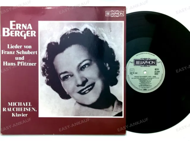 Erna Berger-Erna Berger Singt Lieder Von Schubert, Brahms Und Schumann GERLP '