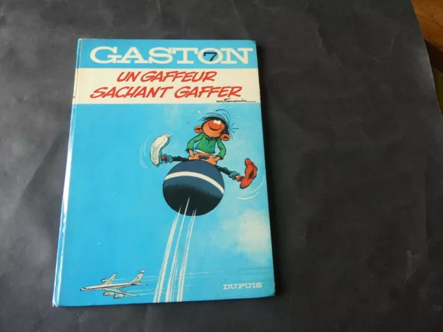 Franquin Gaston Lagaffe  N°7 Dos Rond Edition De 1973 (2)