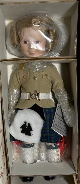 Danbury Mint Shirley Temple Dolls of the Silver Screen-Wee Willie Winkie NIB