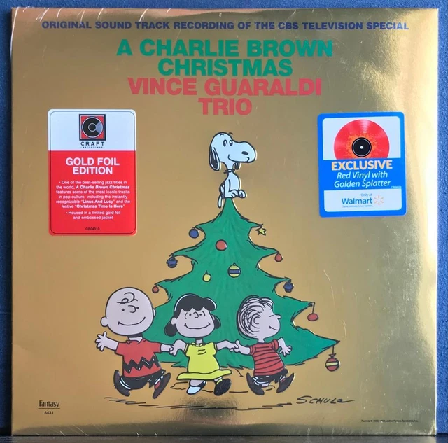 VINCE GUARALDI TRIO Charlie Brown Christmas Ost2022 Walmart Red Vinyl