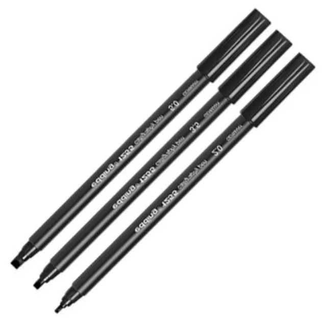 EDDING 1255 FIBRE CHISEL TIP ITALIC CALLIGRAPHY PENS - Various Inks & Tip Sizes