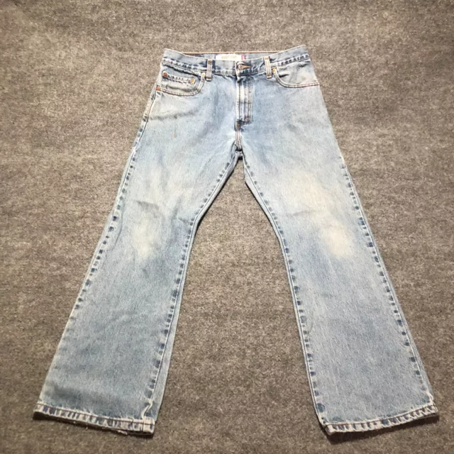 VINTAGE Levis 517 Bootcut Jeans Mens 34x30 Blue Denim Workwear Cotton 90s Men
